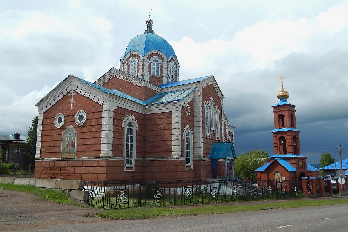 фасады. Церковь Гурия, Германа и Варсонофия, Казанских Чудотворцев, Бирск (Бирский район, Республика Башкортостан)