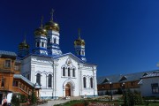 Тихвинский Богородицкий женский монастырь. Собор Тихвинской иконы Божией Матери, Вид от крыльца настоятельского корпуса<br>, Цивильск, Цивильский район, Республика Чувашия