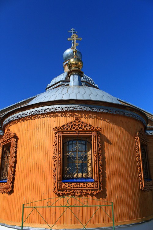 Тихвинский Богородицкий женский монастырь. Церковь Харалампия, Цивильск (Цивильский район, Республика Чувашия). архитектурные детали, Апсида, вид с востока