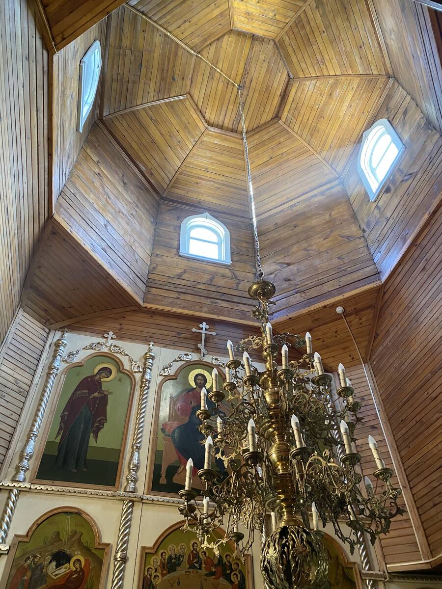 Тихвинский Богородицкий женский монастырь. Церковь Харалампия, Цивильск (Цивильский район, Республика Чувашия). интерьер и убранство, Своды главного объёма