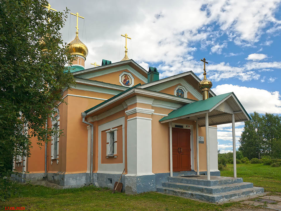 Интерпосёлок. Важеозерский Спасо-Преображенский мужской монастырь. Церковь Всех Святых. архитектурные детали