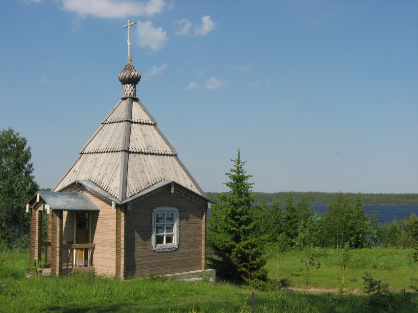 Интерпосёлок. Важеозерский Спасо-Преображенский мужской монастырь. Часовня Новомучеников и исповедников Церкви Русской. фасады