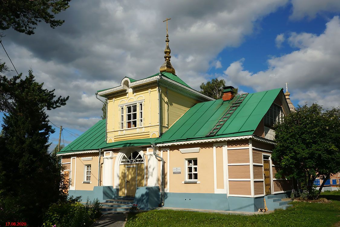 Важеозерский Спасо-Преображенский мужской монастырь. Церковь Иоанна Рыльского, Интерпосёлок (Олонецкий район, Республика Карелия). фасады