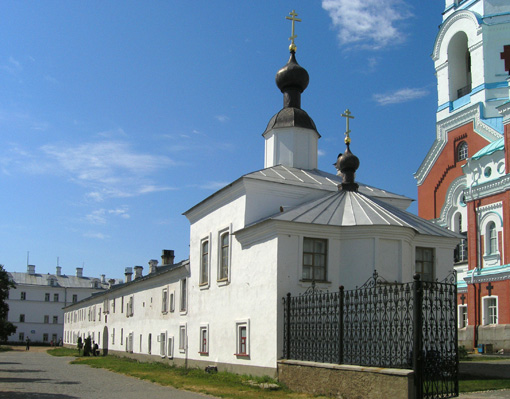 Валаамские острова. Спасо-Преображенский Валаамский монастырь. Главная усадьба. Церковь Валаамской иконы Божией Матери. фасады, .