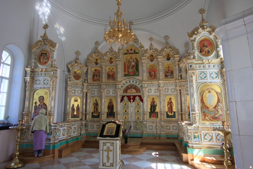 Спасо-Преображенский Валаамский монастырь. Воскресенский скит. Церковь Воскресения Христова, Валаамские острова (Сортавальский район, Республика Карелия). интерьер и убранство, Летний храм.