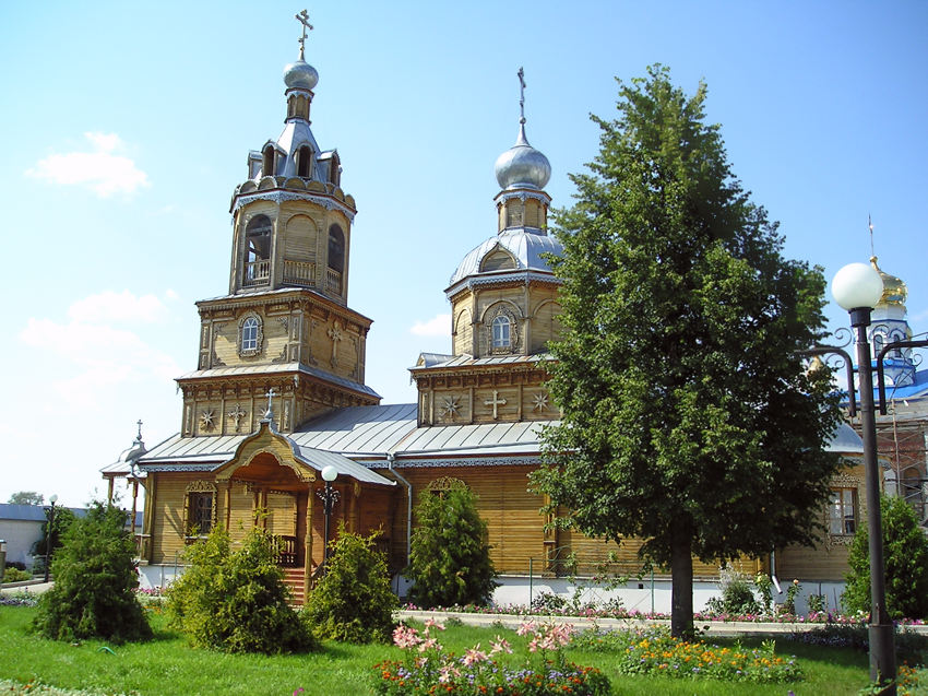 Тихвинский Богородицкий женский монастырь. Церковь Харалампия, Цивильск (Цивильский район, Республика Чувашия). фасады
