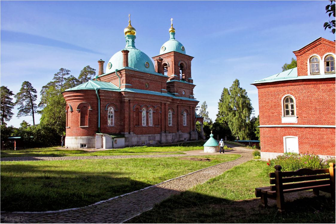 Валаамские острова. Спасо-Преображенский Валаамский монастырь. Воскресенский скит. фасады