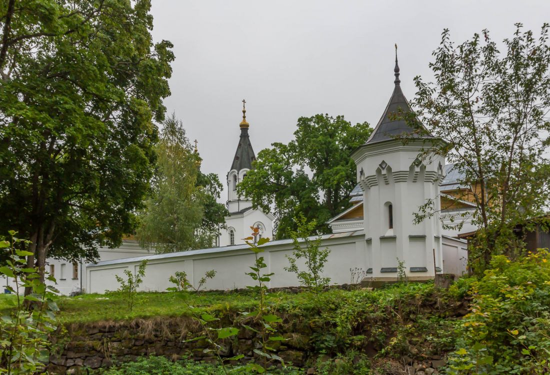 Валаамские острова. Спасо-Преображенский Валаамский монастырь. Скит Всех Святых. фасады, Вид с северо-запада