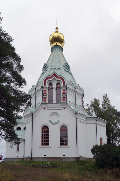 Спасо-Преображенский Валаамский монастырь. Никольский скит. Церковь Николая Чудотворца, Валаамские острова (Сортавальский район, Республика Карелия). фасады, Южный фасад