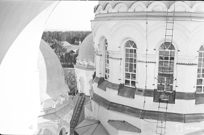 Спасо-Преображенский Валаамский монастырь. Главная усадьба. Собор Преображения Господня, Валаамские острова (Сортавальский район, Республика Карелия). архивная фотография, Фото из Архива финских вооруженных сил SA-kuva