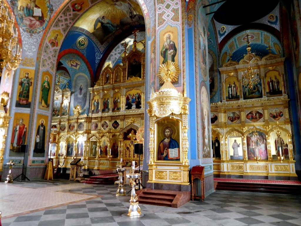 Спасо-Преображенский Валаамский монастырь. Главная усадьба. Собор Преображения Господня, Валаамские острова (Сортавальский район, Республика Карелия). интерьер и убранство, Интерьер верхнего придела собора