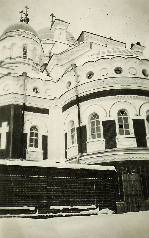 Спасо-Преображенский Валаамский монастырь. Главная усадьба. Собор Преображения Господня, Валаамские острова (Сортавальский район, Республика Карелия). архивная фотография, Фото 1941 г. из фондов SA-KUVA (Финский военный фотоархив)