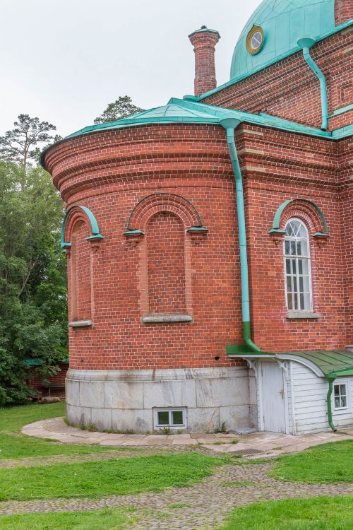 Валаамские острова. Спасо-Преображенский Валаамский монастырь. Воскресенский скит. Церковь Воскресения Христова. архитектурные детали, Апсида