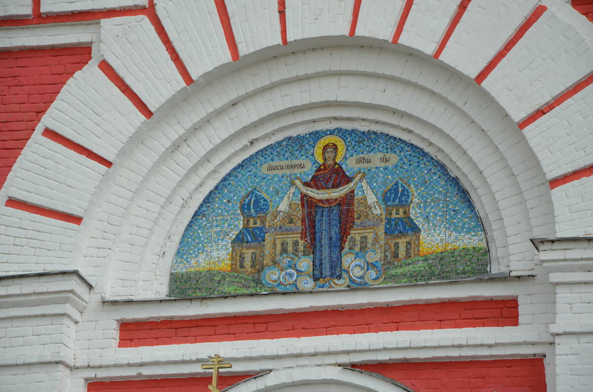 Покровский мужской монастырь. Церковь Покрова Пресвятой Богородицы, Дракино (Торбеевский район, Республика Мордовия). архитектурные детали