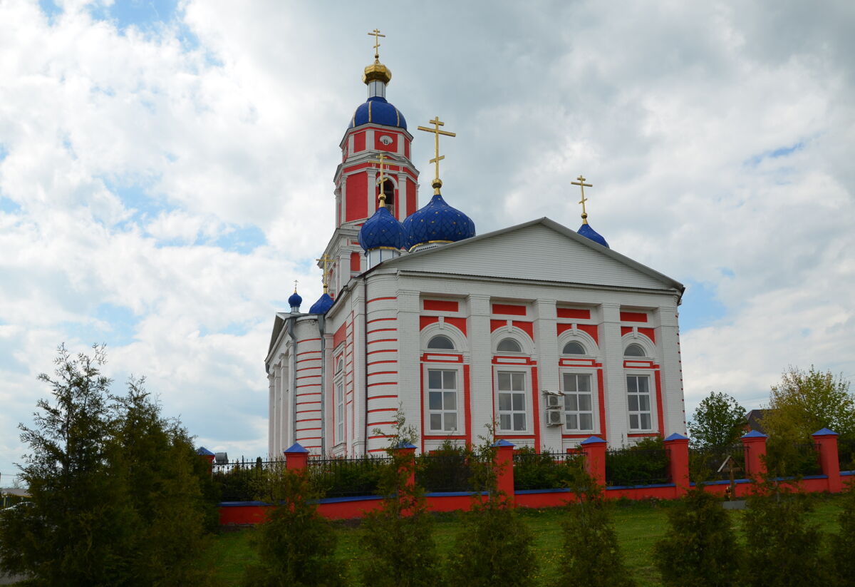 Покровский мужской монастырь. Церковь Покрова Пресвятой Богородицы, Дракино (Торбеевский район, Республика Мордовия). фасады