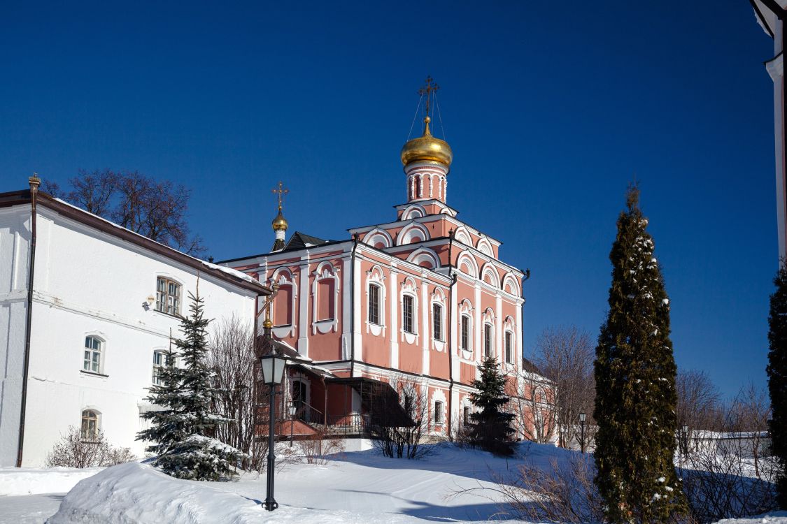 Пощупово. Иоанно-Богословский монастырь. Собор Иоанна Богослова. общий вид в ландшафте