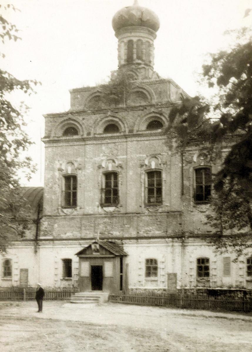 Частная коллекция. Фото 1962 г., архивная фотография. Иоанно-Богословский монастырь. Собор Иоанна Богослова, Пощупово (Рыбновский район, Рязанская область)