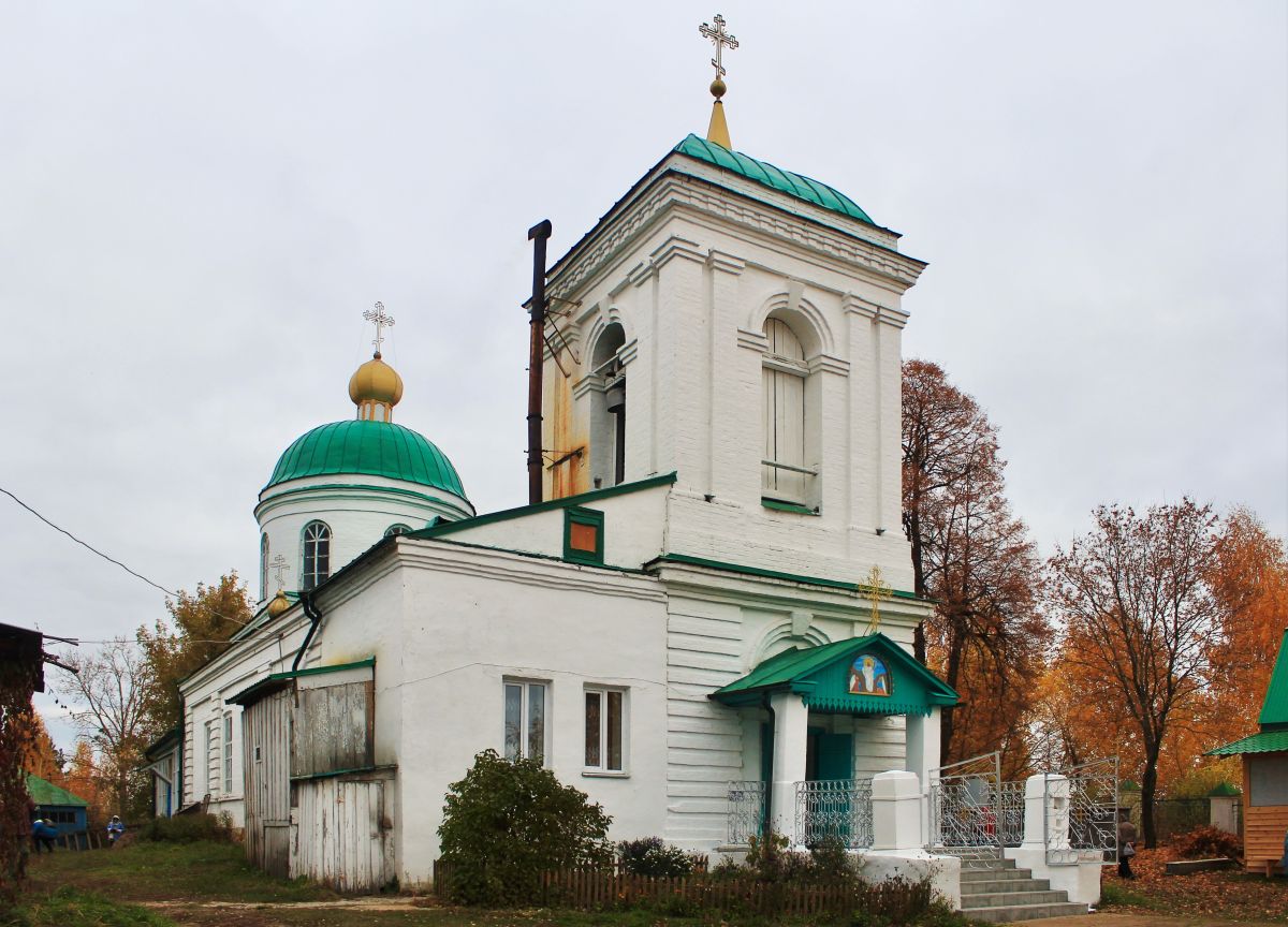 Церковь Иоанна Предтечи, Коротни (Горномарийский район, Республика Марий Эл). фасады, Вид с северо-запада