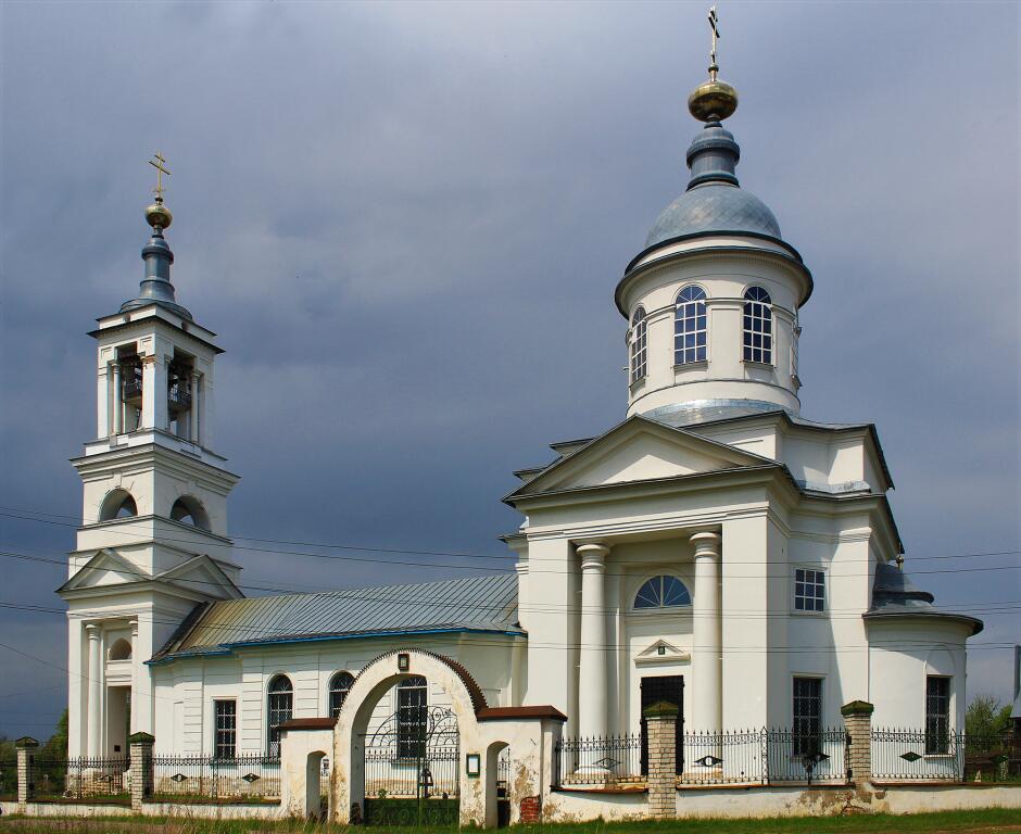 Церковь Троицы Живоначальной, Досчатое (Выкса, ГО, Нижегородская область). фасады, Вид с юго-востока
