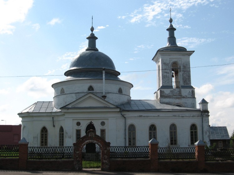 Церковь Николая Чудотворца, Виля (Выкса, ГО, Нижегородская область). общий вид в ландшафте