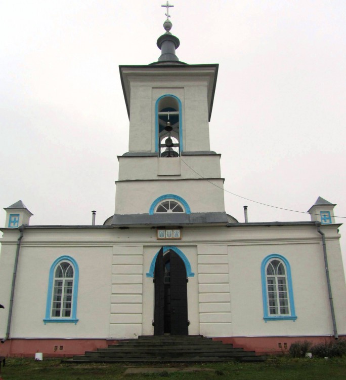 Церковь Николая Чудотворца, Виля (Выкса, ГО, Нижегородская область). фасады, западный фасад