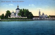 Нило-Столобенская пустынь. Церковь Воздвижения Креста Господня, Фотоснимок с дореволюционной почтовой фотокарточки.<br>, Столобный, остров (озеро Селигер), Осташковский городской округ, Тверская область