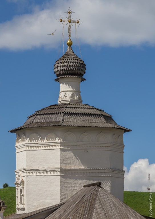 Старица. Старицкий Успенский мужской монастырь. Церковь Иоанна Богослова. архитектурные детали