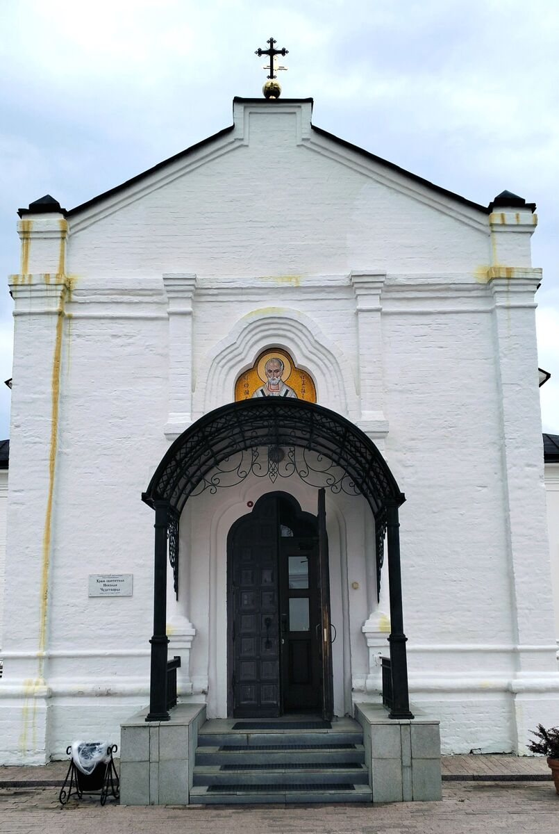 Абалакский Знаменский монастырь. Церковь Николая Чудотворца, Абалак (Тобольский район и г. Тобольск, Тюменская область). фасады, Вход
