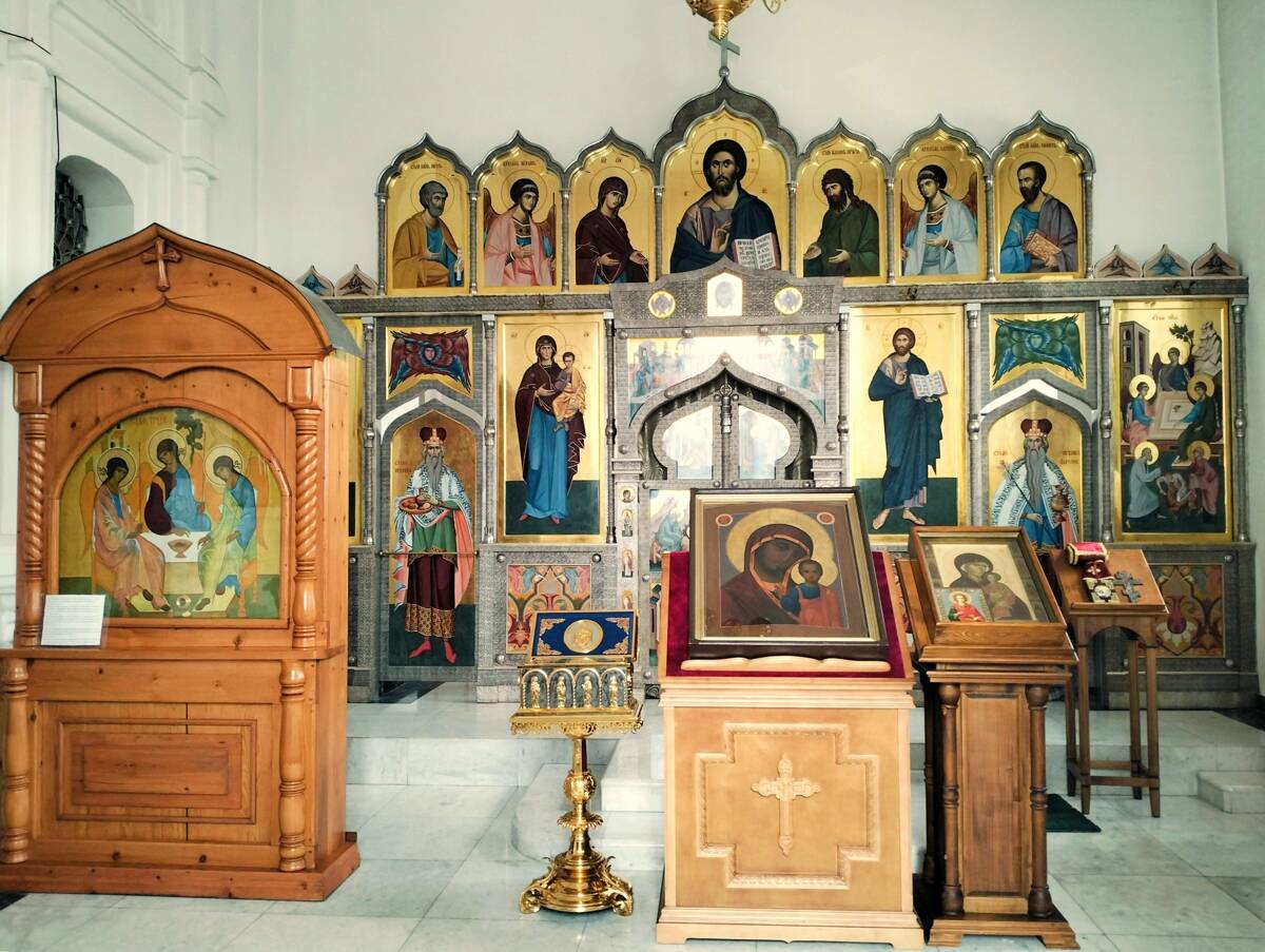Абалакский Знаменский монастырь. Церковь Николая Чудотворца, Абалак (Тобольский район и г. Тобольск, Тюменская область). интерьер и убранство, Иконостас Никольского придела