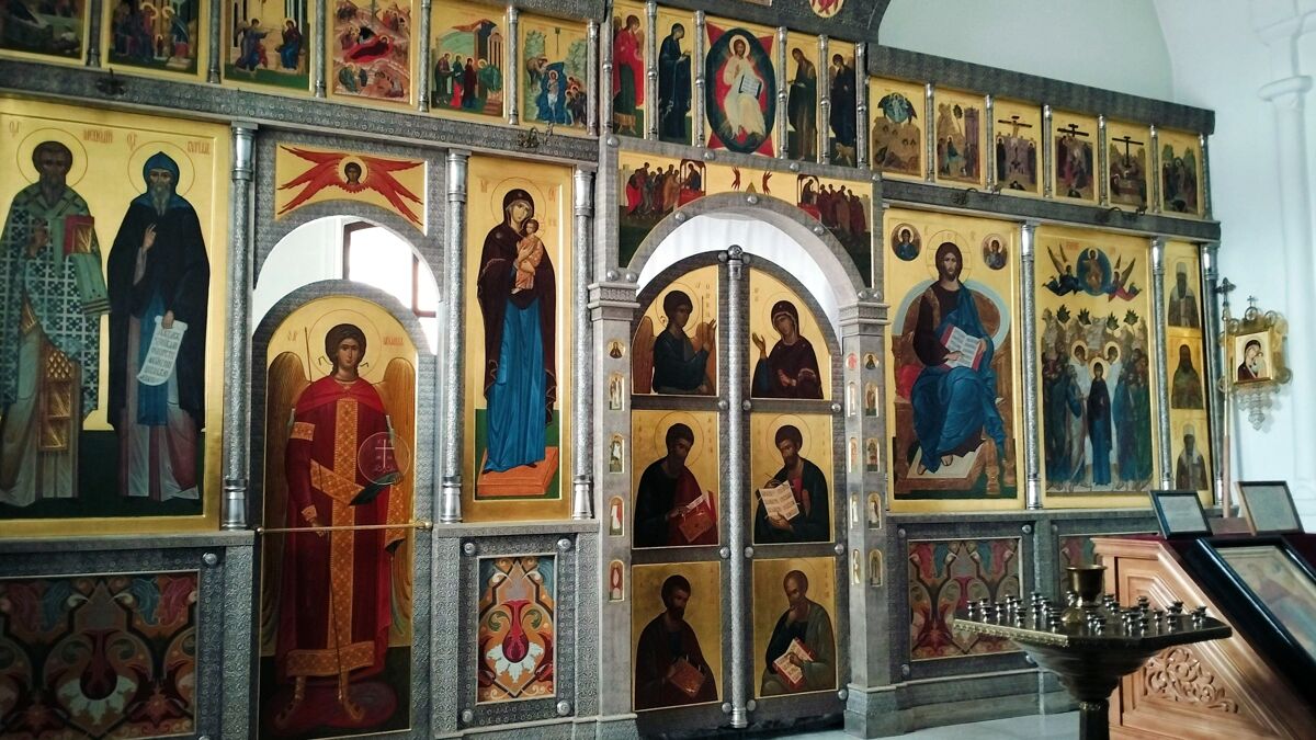 Абалакский Знаменский монастырь. Церковь Николая Чудотворца, Абалак (Тобольский район и г. Тобольск, Тюменская область). интерьер и убранство, Иконостас Вознесенского придела
