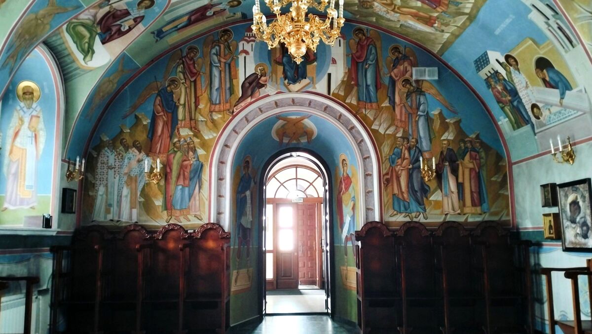 Абалакский Знаменский монастырь. Церковь Николая Чудотворца, Абалак (Тобольский район и г. Тобольск, Тюменская область). интерьер и убранство