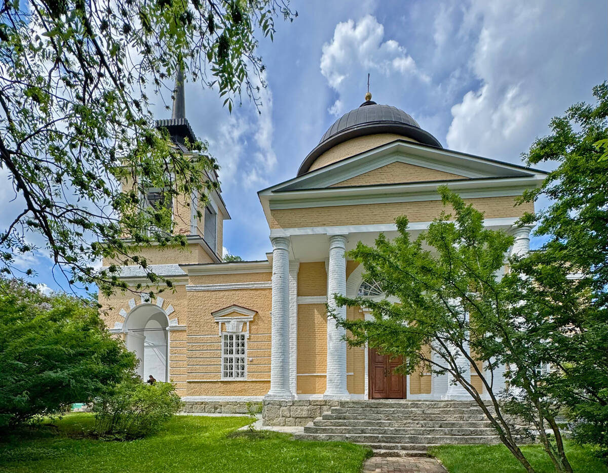 Церковь Михаила Архангела, Лермонтово (Белинский район, Пензенская область). фасады, Южный фасад