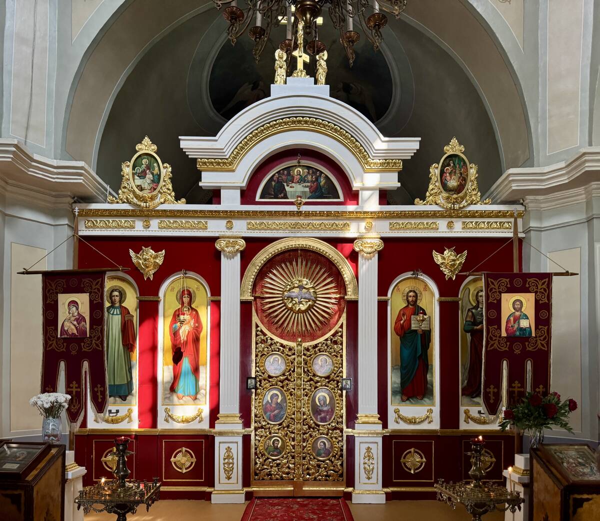 Церковь Михаила Архангела, Лермонтово (Белинский район, Пензенская область). интерьер и убранство, Иконостас