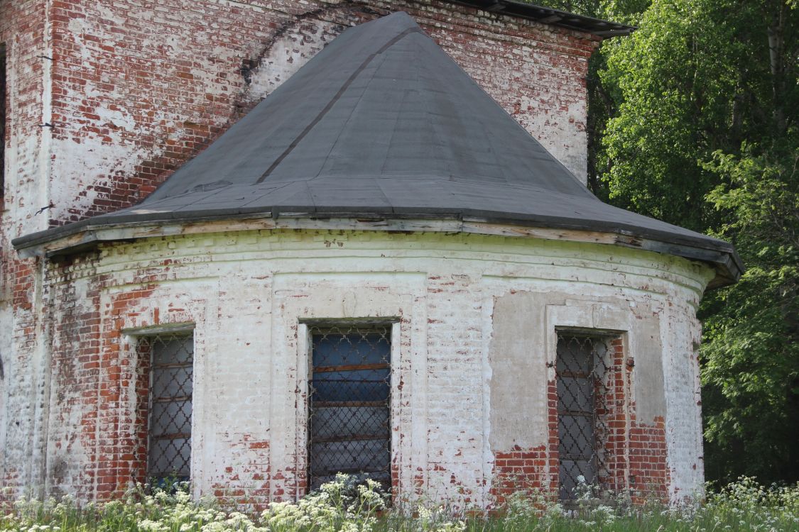 Церковь Николая Чудотворца, Зубарёво (Борисоглебский район, Ярославская область). архитектурные детали