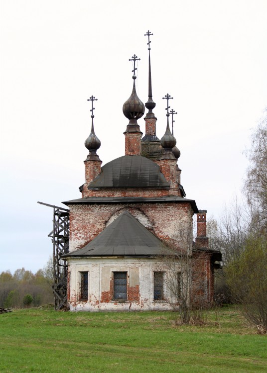 Зубарёво. Церковь Николая Чудотворца. фасады