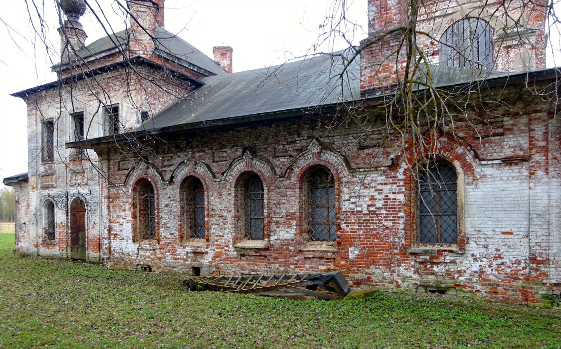 Зубарёво. Церковь Николая Чудотворца. фасады