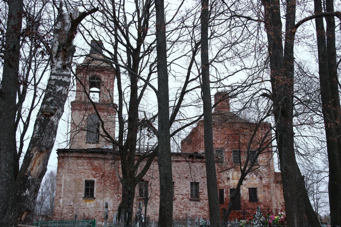 Высоково. Церковь Казанской иконы Божией Матери. фасады, Вид с юга