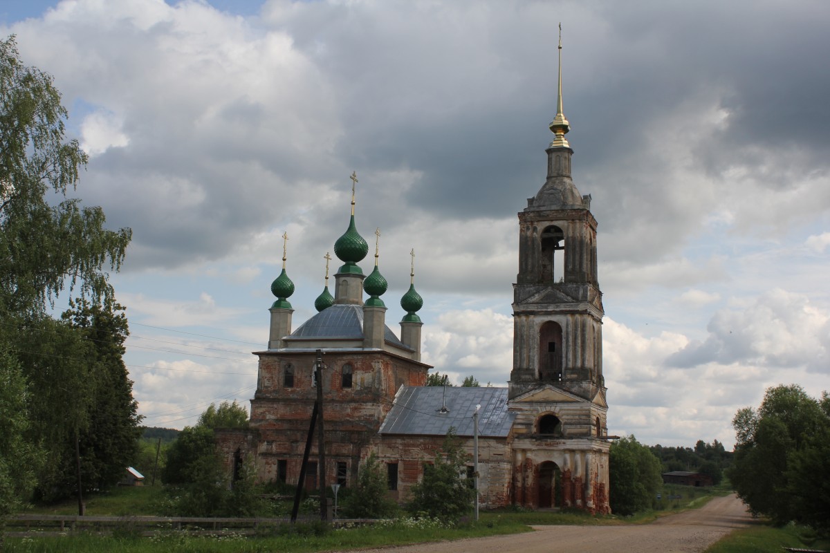 Церковь Троицы Живоначальной, Переславцево (Борисоглебский район, Ярославская область). фасады