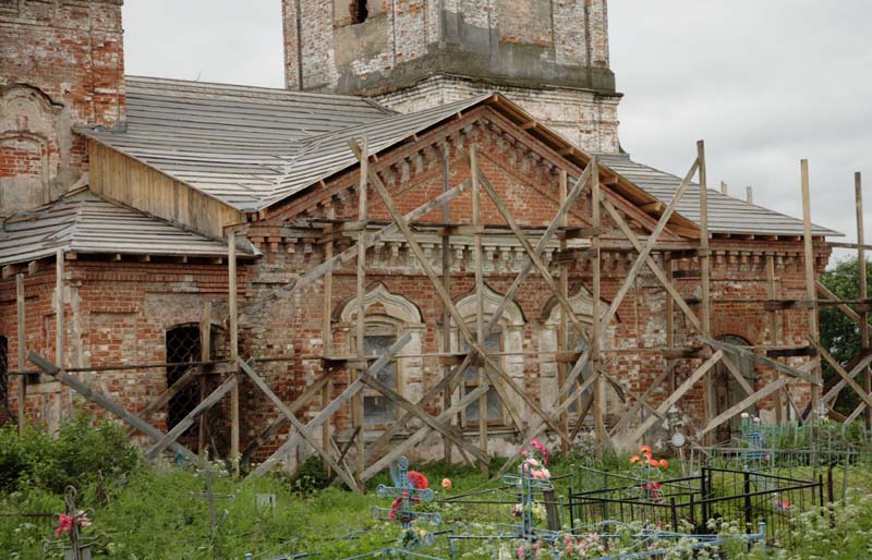 Щурово. Церковь Благовещения Пресвятой Богородицы. архитектурные детали