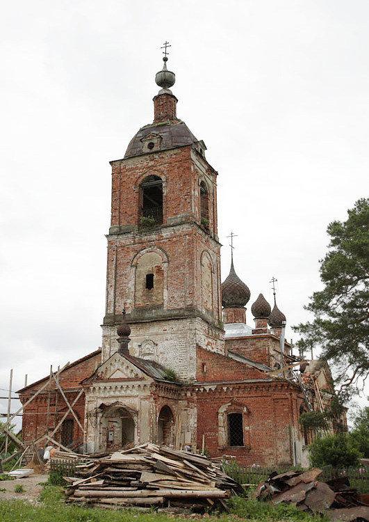 Щурово. Церковь Благовещения Пресвятой Богородицы. фасады