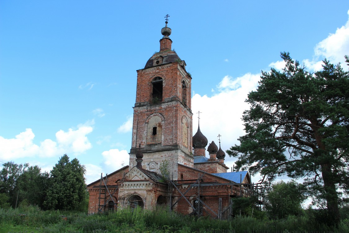 Щурово. Церковь Благовещения Пресвятой Богородицы. фасады