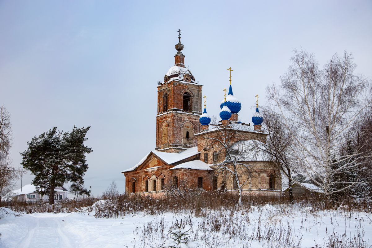 Церковь Благовещения Пресвятой Богородицы, Щурово (Борисоглебский район, Ярославская область). фасады