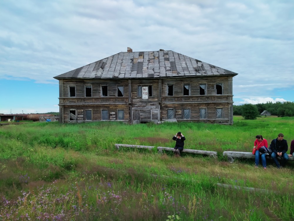 Большая Муксалма, остров. Спасо-Преображенский Соловецкий монастырь. Сергиевский скит. фасады, деревянный келейный корпус