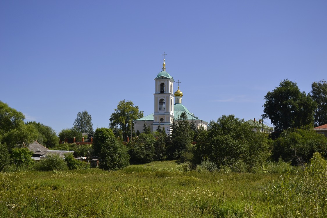 Церковь Николая Чудотворца, Никольское (Одинцовский городской округ и ЗАТО Власиха, Краснознаменск, Московская область). общий вид в ландшафте