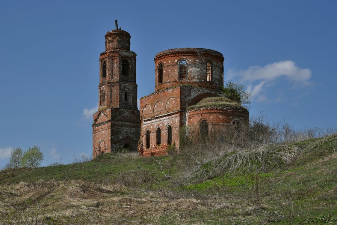 Церковь Троицы Живоначальной, Колпенка, урочище (Сосновский район, Нижегородская область). фасады, Вид с юго-востока