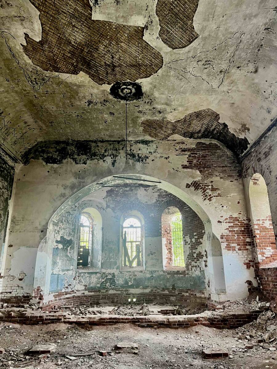 Церковь Успения Пресвятой Богородицы, Малое Загарино (Вачский район, Нижегородская область). интерьер и убранство