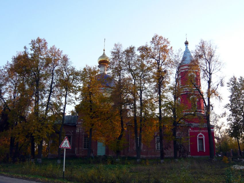 Ясенок. Церковь Покрова Пресвятой Богородицы. общий вид в ландшафте, Храм Покрова Пресвятой Богородицы 