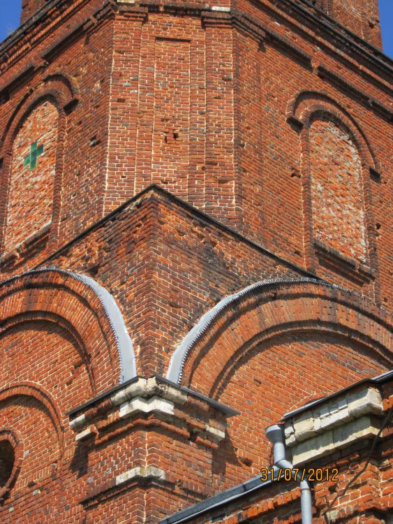 Церковь Бориса и Глеба, Корневое (Скопинский район и г. Скопин, Рязанская область). архитектурные детали