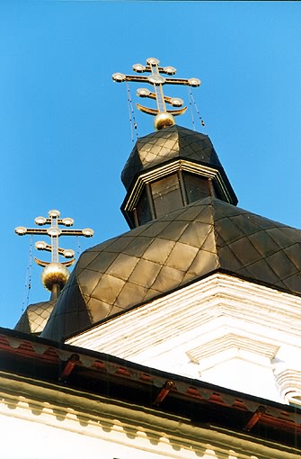 Тюмень. Троицкий монастырь. Собор Троицы Живоначальной. архитектурные детали