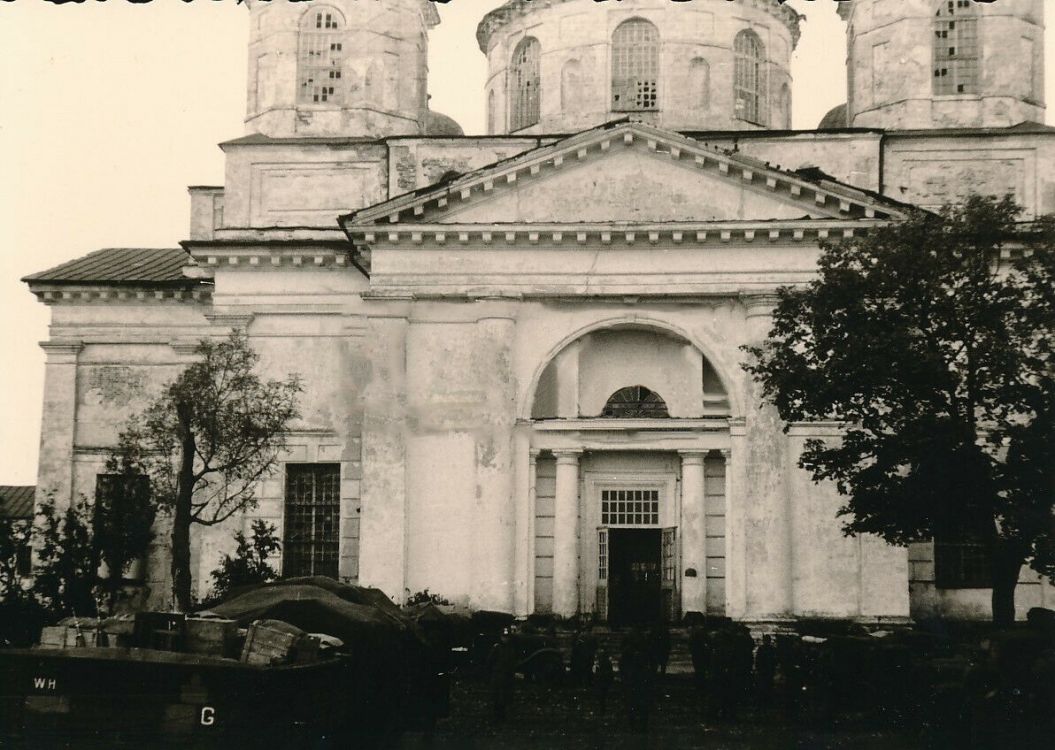 Новгород-Северский. Спасо-Преображенский монастырь. Собор Спаса Преображения. архивная фотография, Фото 1941 г. с аукциона e-bay.de